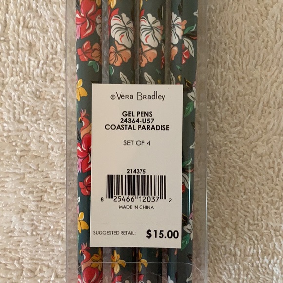 Sold. HP! Vera Bradley Notebook, Notepad, Gel Pen Set - Picture 10 of 10